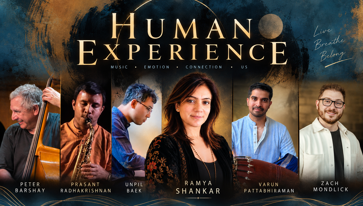 'The Human Experience' - by Ramya Shankar's Ensemble 1 THE for Flyer2 Ramya Shankar e1790104284310